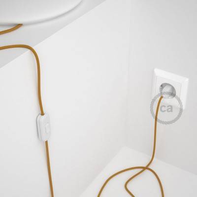 Lamp wiring, RM05 Gold Rayon 1,80 m. Choose the colour of the switch and plug.