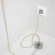Wiring Pedestal, RM00 Ivory Rayon 3 m. Choose the colour of the switch and plug.