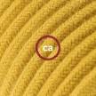 Golden Honey Cotton fabric RC31 2P 10A Extension cable Made in Italy