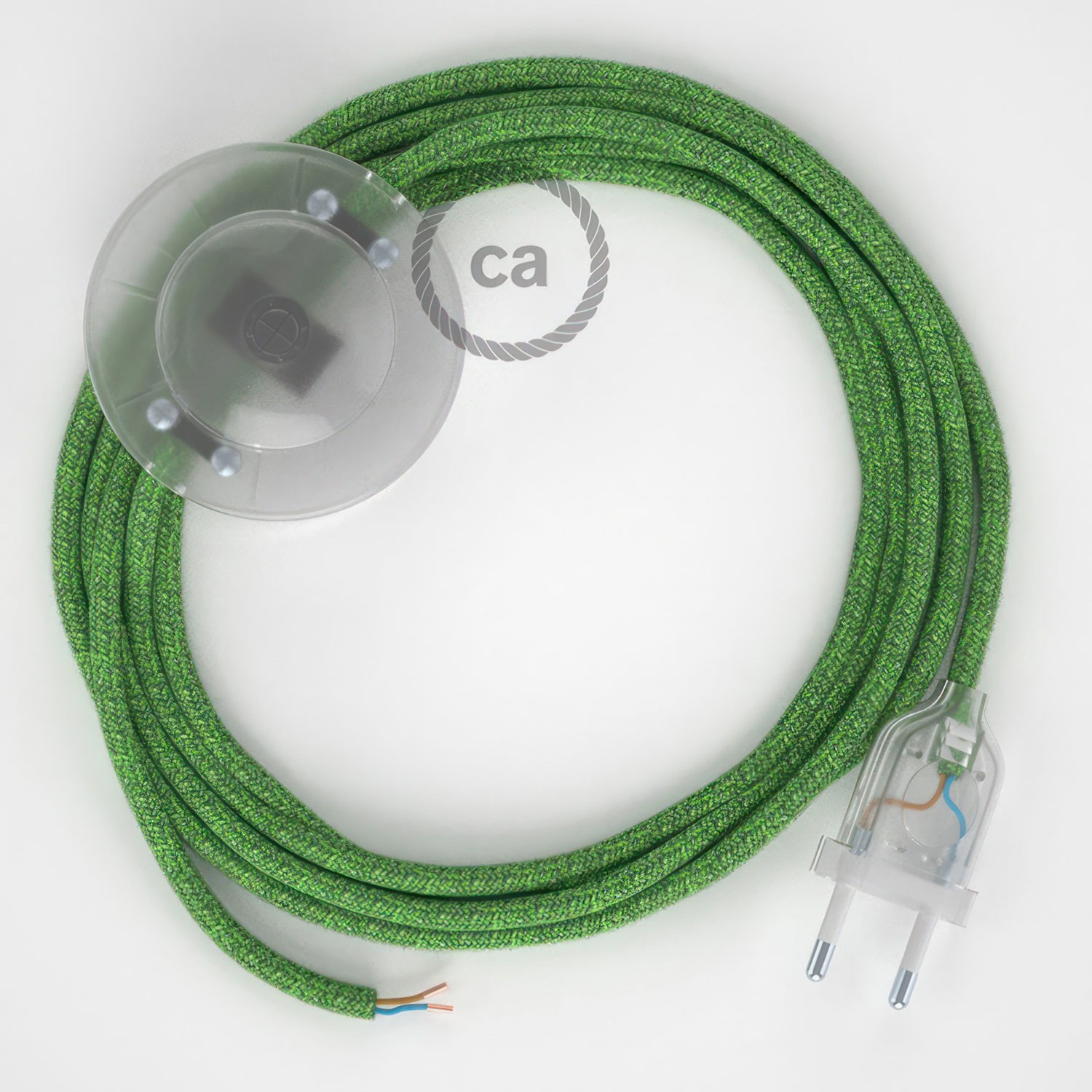 Wiring Pedestal, RX08 Bronte Cotton 3 m. Choose the colour of the switch and plug.
