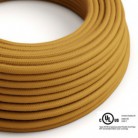 Round Electric Cable 150 ft (45,72 m) coil RC31 Golden Honey Cotton - UL listed