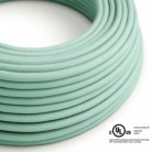 Round Electric Cable 150 ft (45,72 m) coil RC34 Milk and Mint Cotton - UL listed