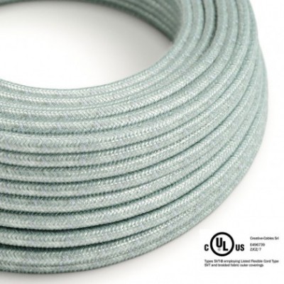 Round Electric Cable 150 ft (45,72 m) coil RX12 Blue Haze Cotton - UL listed