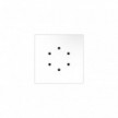 Square Rose-One 6-hole and 4 side holes ceiling rose Kit, 200 mm