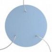 Round XXL Rose-One 3-hole and 4 side holes ceiling rose Kit, 400 mm
