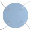 Round XXL Rose-One 4-hole and 4 side holes ceiling rose Kit, 400 mm