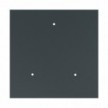 Square XXL Rose-One 3 in-line holes and 4 side holes ceiling rose Kit, 400 mm