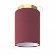 Fermaluce Metal with Cylinder Lampshade, Ø 15cm h18cm, metal finish wall or ceiling flush light