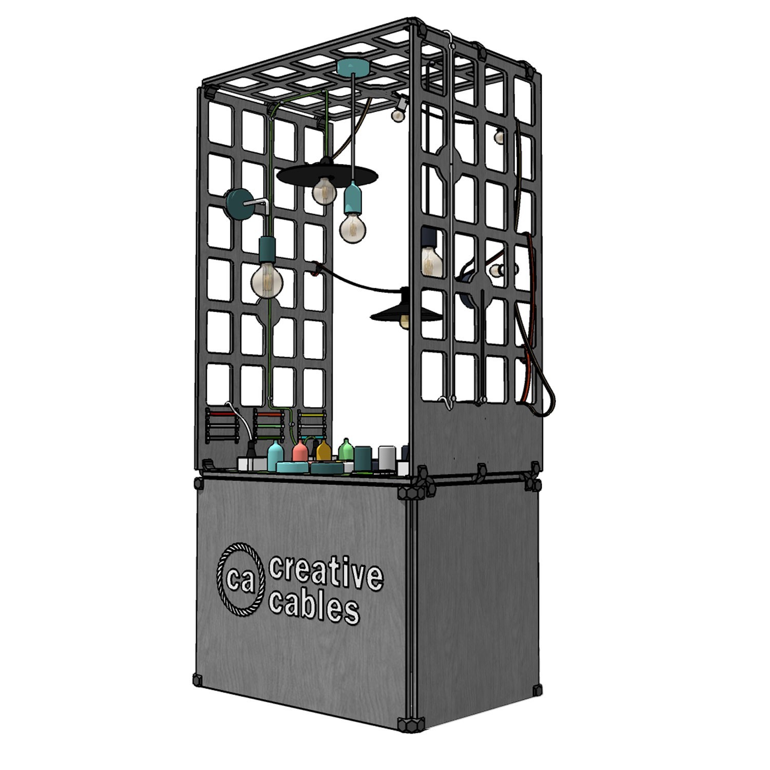 Creative-Box Ver. 2 - Outdoor, standalone in-shop display including order configurator