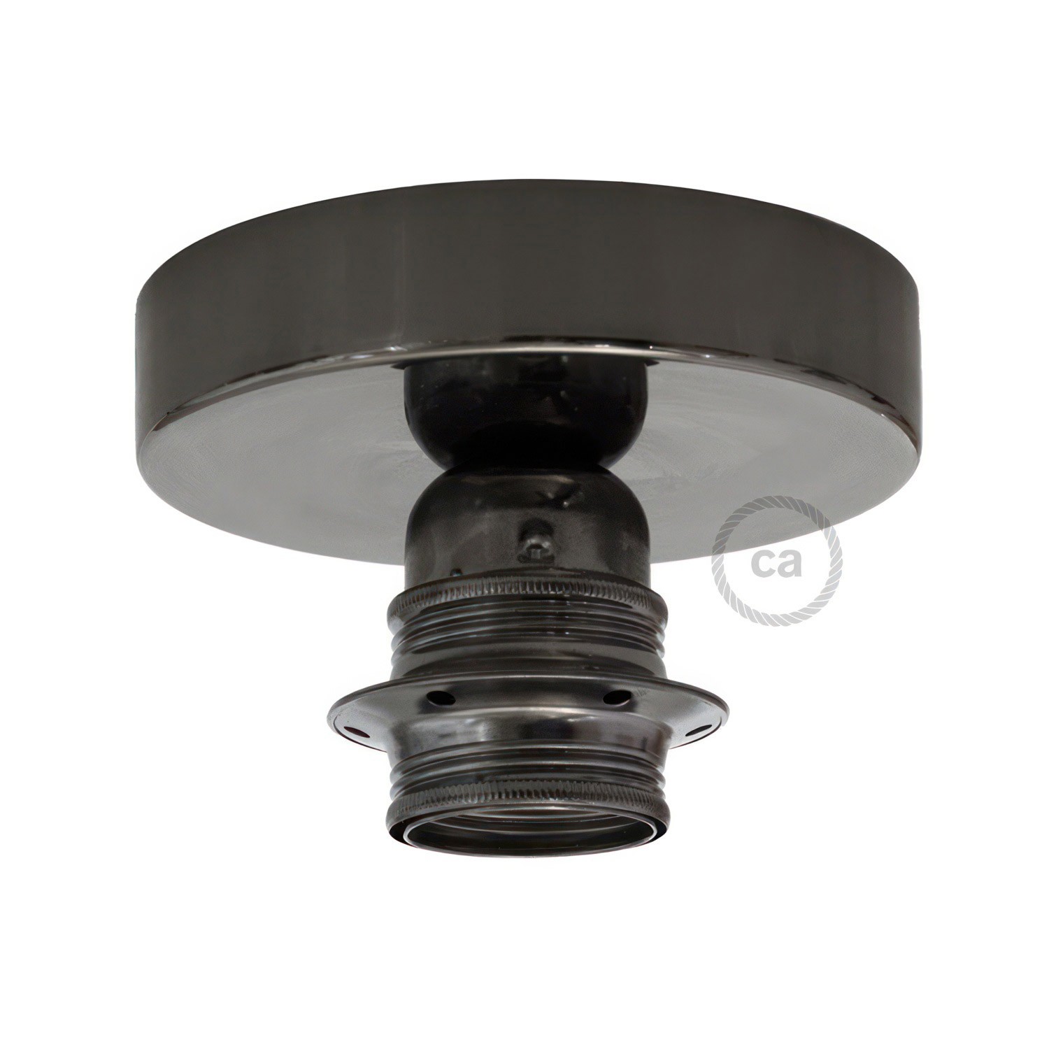 Fermaluce Metal with E27 threaded lamp holder, the metal wall or ceiling light source