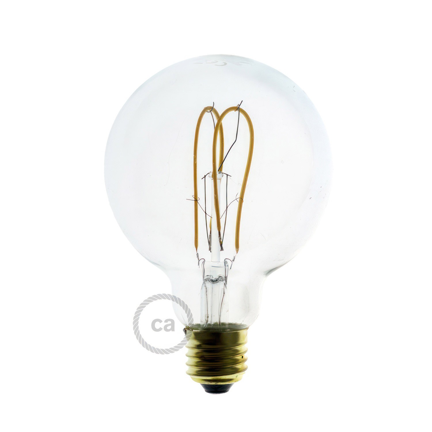 Fermaluce Metal with E27 threaded lamp holder, the metal wall or ceiling light source