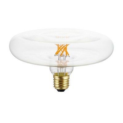 DASH D170 LED Clear bulb twisted filament 6W 610Lm E27 2700K Dimmable