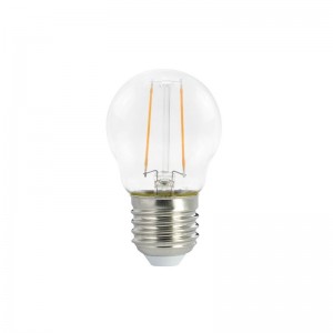 LED Globetta G45 Clear 2W 136Lm E27 2700K Bulb