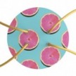 Round Rose-One 4-hole and 4 side holes ceiling rose kit, 200 mm - PROMO