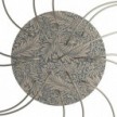 Round XXL Rose-One 15-hole and 4 side holes ceiling rose kit, 400 mm - PROMO