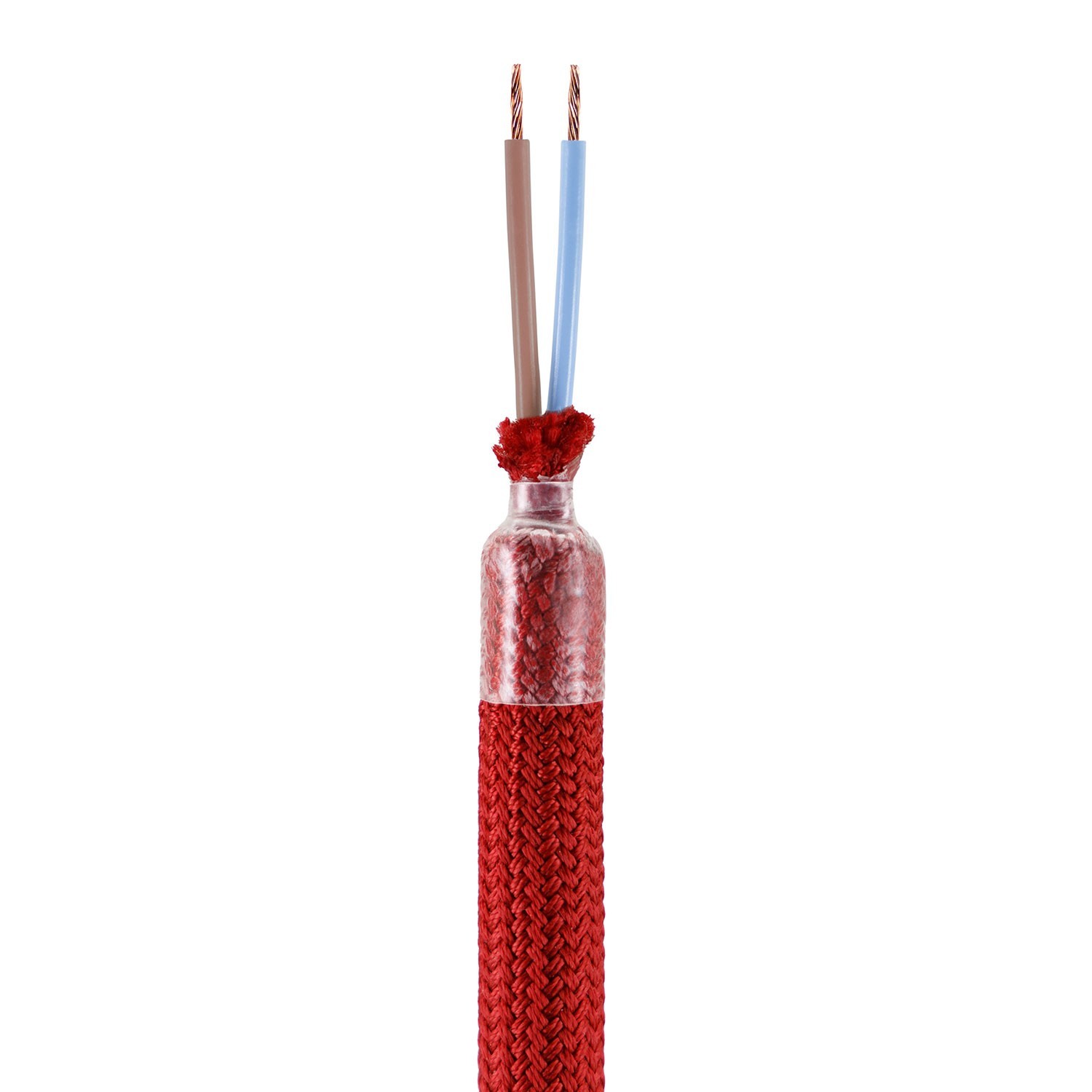 Creative Flex flexible tube covered in Red RM09 fabric