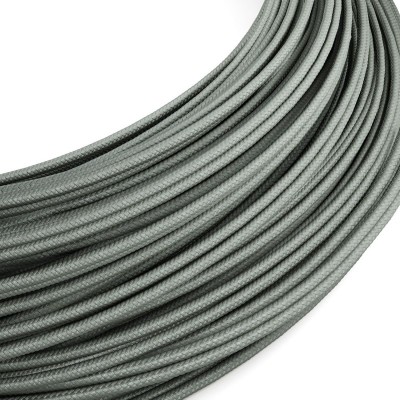 Extra Low Voltage power cable coated in silk effect fabric Grey RM03 - 50 m