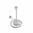 Alzaluce for lampshade - Metal table lamp with UK plug
