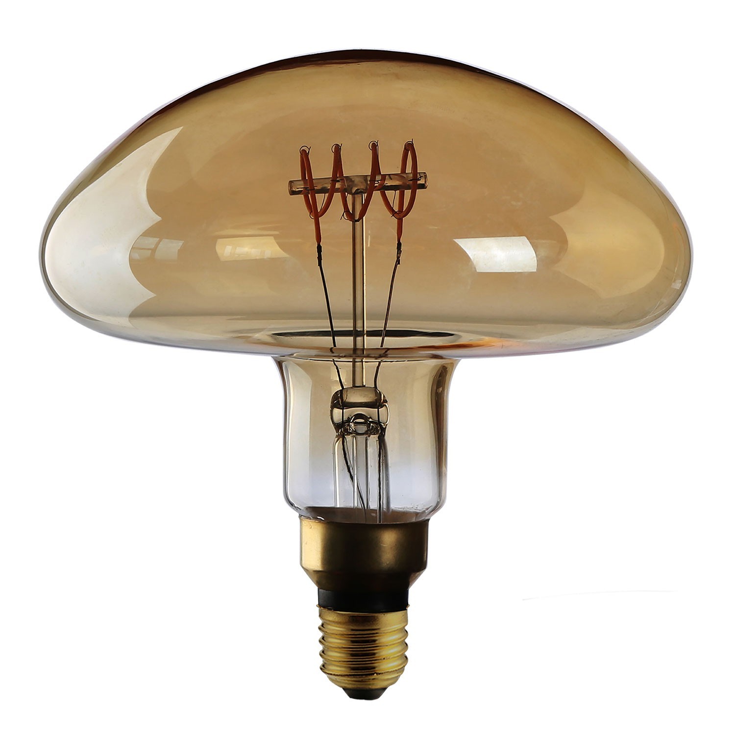 Posaluce Mushroom Wooden Table Lamp with two-pin plug