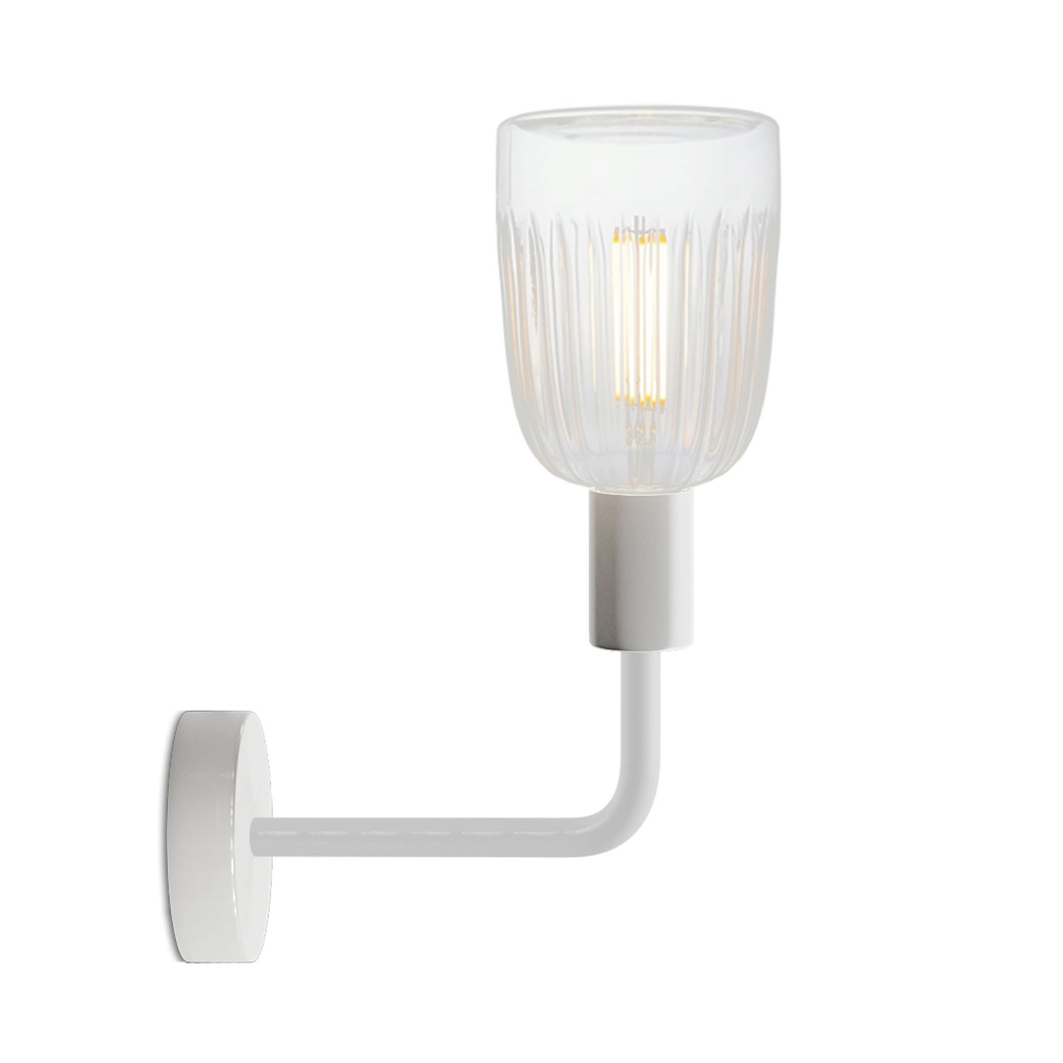 Fermaluce Elle metal Lamp with Crystal lightbulb