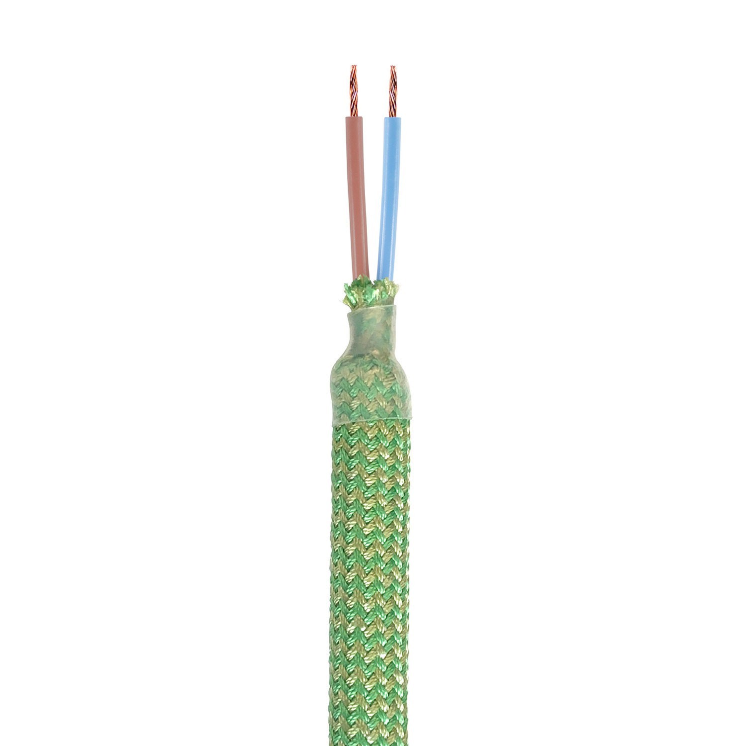 Creative Flex flexible tube in grass green RM77 textile lining