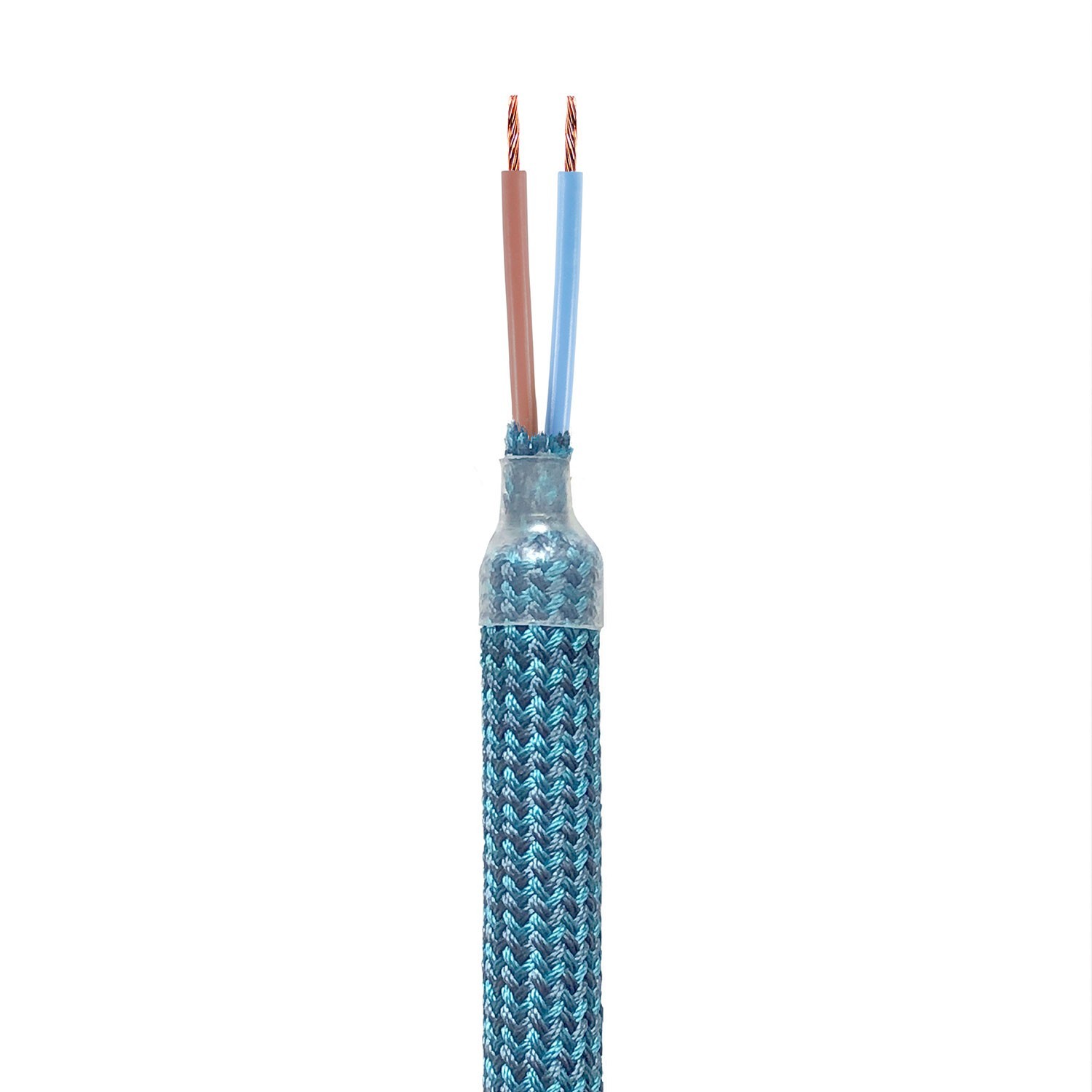 Creative Flex flexible tube in petrol blue RM78 textile lining