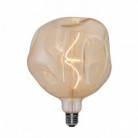 LED Gold Bumped Light Bulb Globe G180 Spiral Filament 5W 250Lm E27 1800K Dimmable