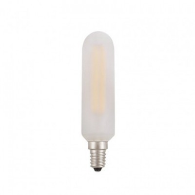 Tubular LED Light Bulb, Satin White - E14 5W 470Lm 2700K Dimmable