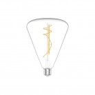 LED Clear Light Bulb Cone 140 10W 1100Lm E27 2700K Dimmable -H03