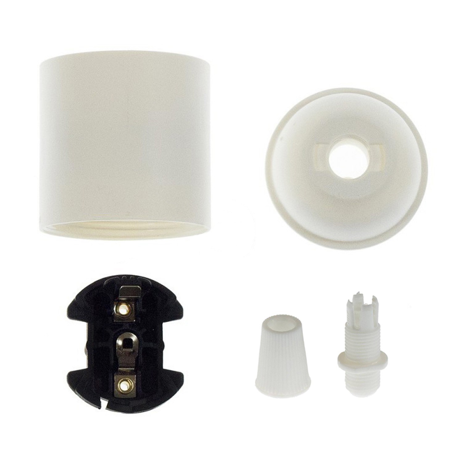 Thermoplastic E27 lamp holder kit