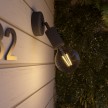 Pro Eiva System outdoor kit: Eiva Snake, suspension Eiva Pastel, Fermaluce wall light and pendant Eiva with Harbour lampshade
